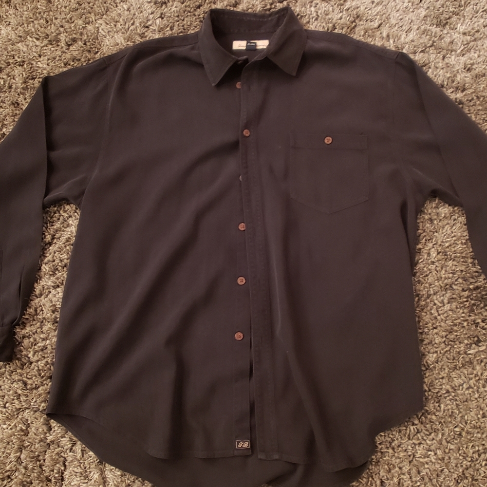 Tommy Bahama black dress shirt